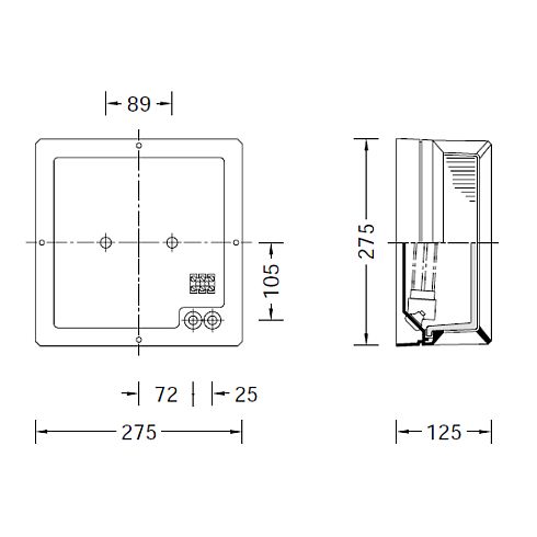 22652K3 LED-Wand-/ Deckenleuchte