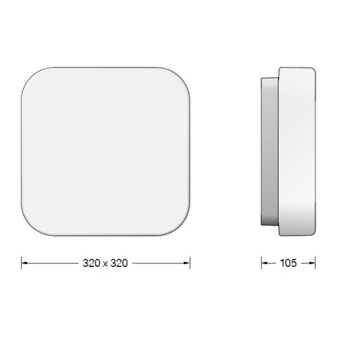 24713K4 Wand-/ Deckenleuchte - Lichtbaustein®