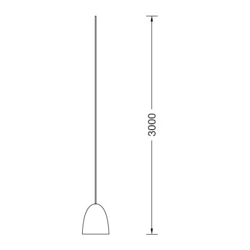 50960.2K3 - STUDIO LINE LED-System-Pendelleuchte, aluminium