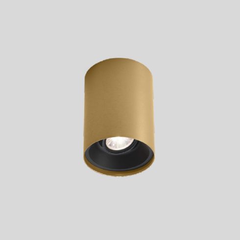 SOLID 1.0 3000K LED-Deckenleuchte, champagner - schwarz