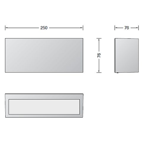 50146.5K3 LED-Wandfluter, samtschwarz