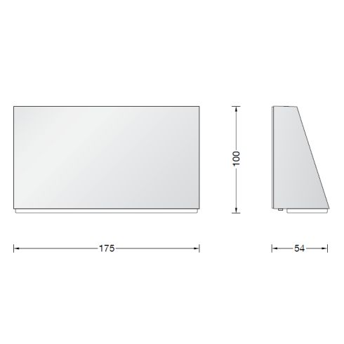 50071.1K3 LED-Wandleuchte, weiß
