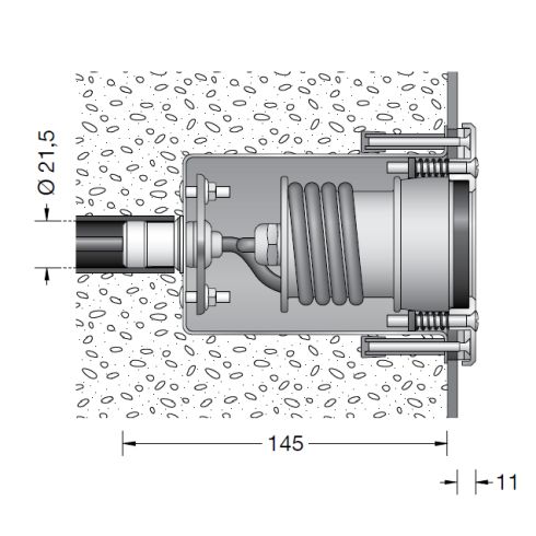 88913K3 LED-Einbau-Schwimmbadleuchte