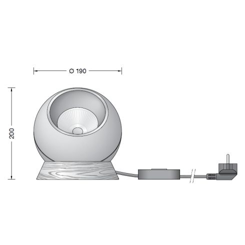 50916.6K3 - STUDIO LINE LED-Tischleuchte, kupfer