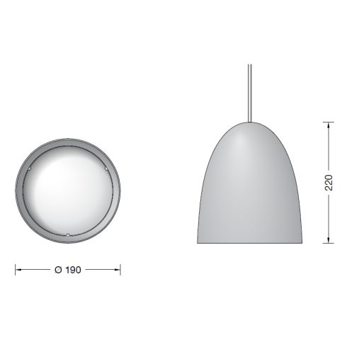 50953.2K3 - STUDIO LINE LED-System-Pendelleuchte, aluminium