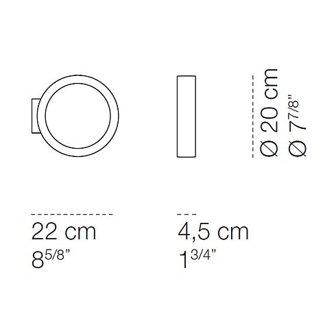 Assolo outdoor LED Wand-/ Deckenleuchte, weiß