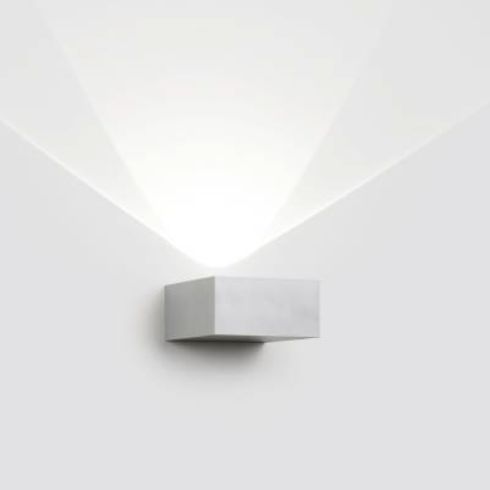 VISION S OUT LED LED-Wandleuchte, aluminiumgrau