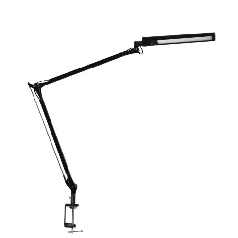 LED-Tischleuchte, schwarz mit Tischklemme