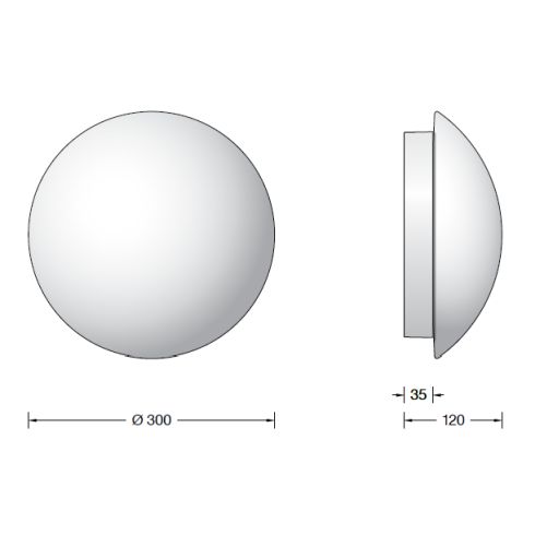 24029K3 LED-Decken-/ Wandleuchte