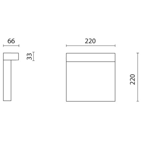 MINILOOK WOOD 220 bronze LED-Pollerleuchte