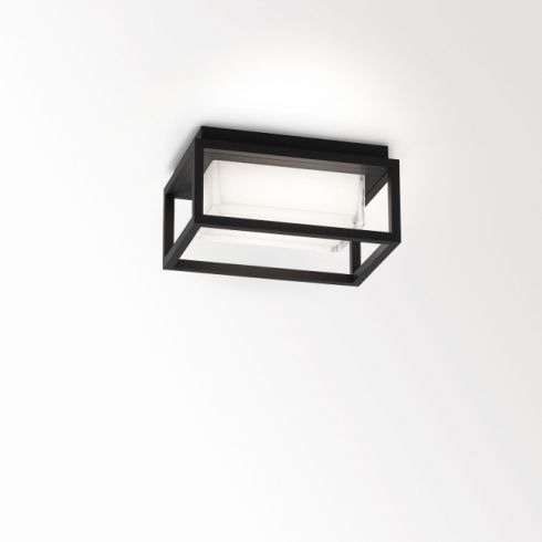 MONTUR M LED-Wand-/ Deckenleuchte, schwarz