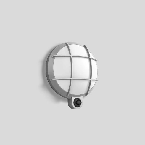 24174AK3 LED-Wandleuchte mit PIR-Sensor, silber