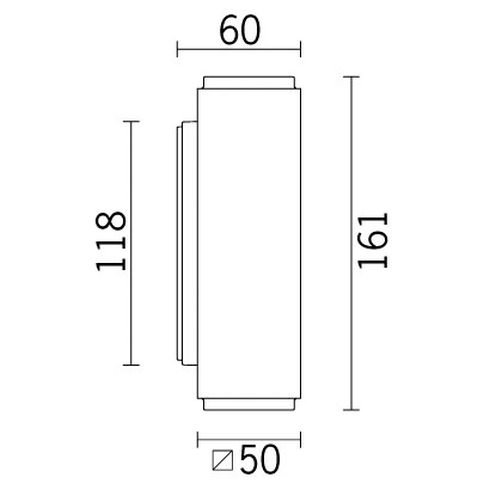 iPro micro up-down 84° LED-Wandanbauleuchte, weiß