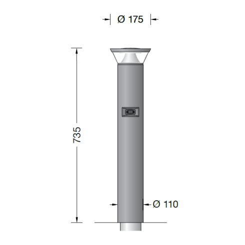 85333K3 - Smart Garten- und Wegeleuchte, grafit
