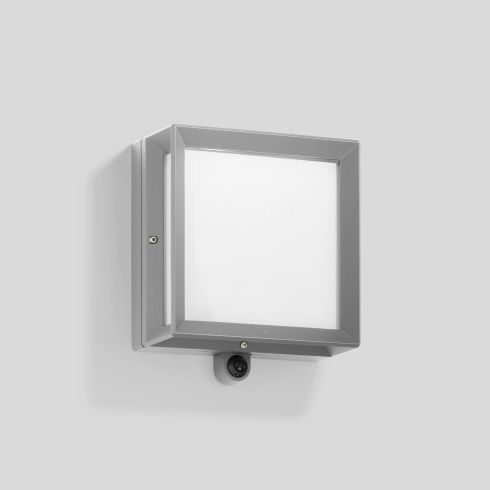 24973A LED-Wandleuchte mit PIR-Sensor, silber
