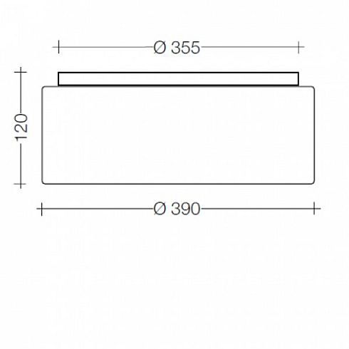 89012K3 Decken-/ Wandleuchte