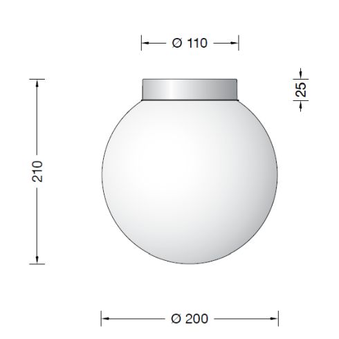 50538K3 LED-Decken-/ Wandleuchte