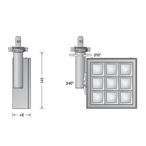 51083.5K4 Strahler für 3-Ph.-Eurostandard-Plus®-Systeme