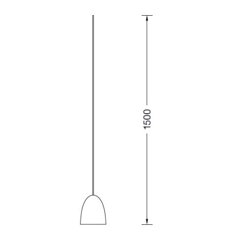 50952.6K3 - STUDIO LINE LED system pendant luminaire, copper