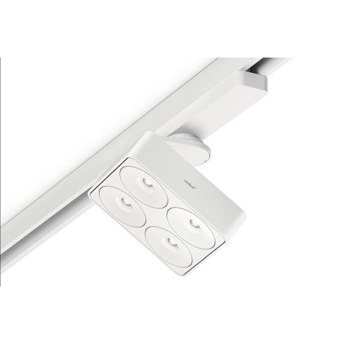 Q Four TT Track 80° 2700K weiß Strahler für 3-Ph.-Stromschienen-Systeme