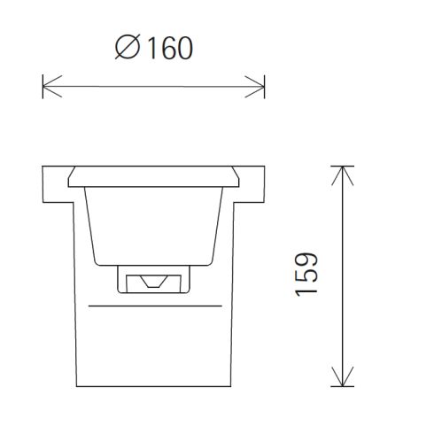 33414.000 TESIS Uplight Bodeneinbauleuchte