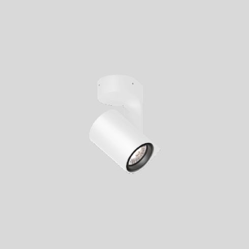 SQUBE ON BASE 1.0 2700K LED-Deckenstrahler, weiß