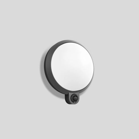 24176K4 LED-Wandleuchte mit PIR-Sensor, grafit