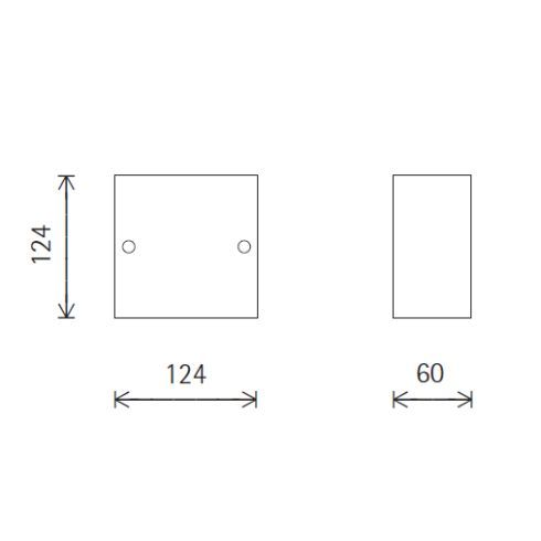 33367.000 KUBUS LED-Wandleuchte - Bodenfluter