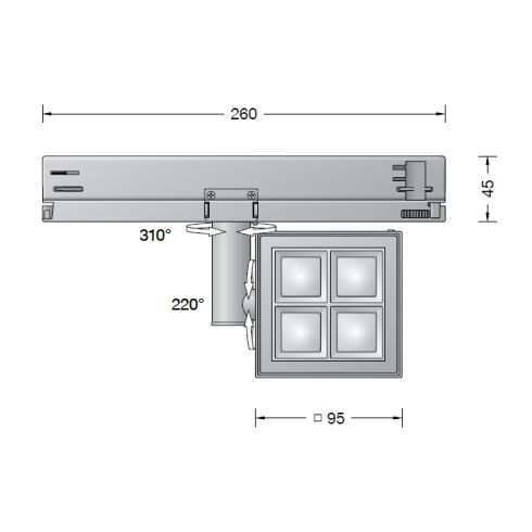 51055.5K3 Strahler für 3-Ph.-Eurostandard-Plus®-Systeme