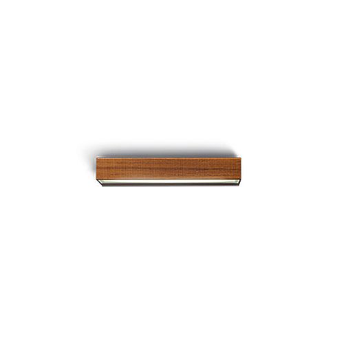 MINILOOK WOOD 220 two-side bronze LED-Wandanbauleuchte