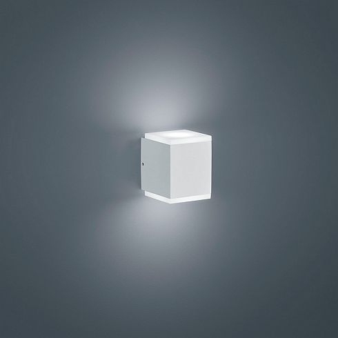 KIBO weiß LED-Außenwandleuchte