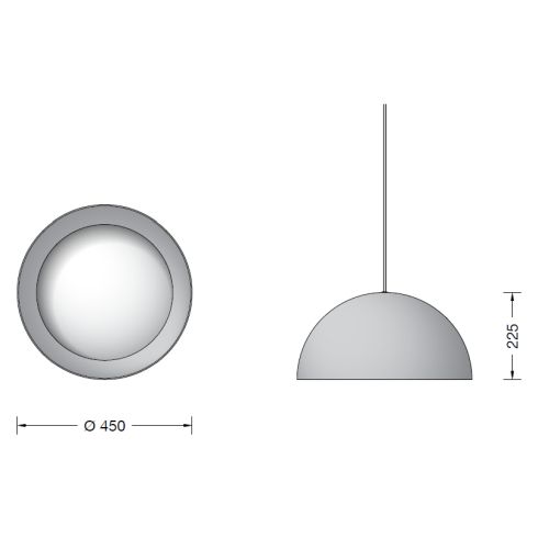 50994.2K3 - STUDIO LINE LED system pendant luminaire, aluminium