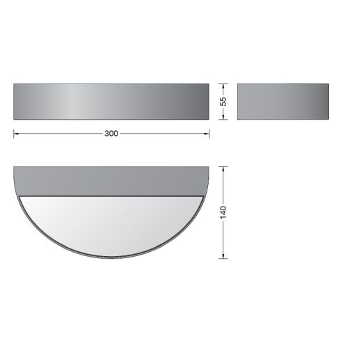24470WK3 LED-Wandleuchte, weiß