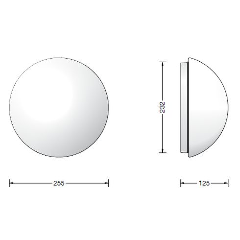 50658K3 LED-Decken-/ Wandleuchte