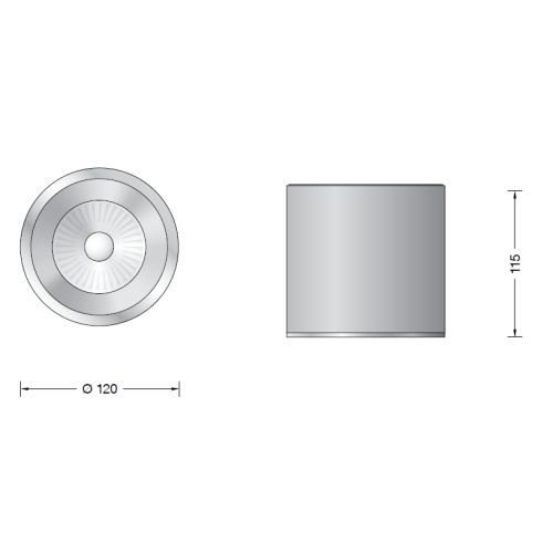 50677.4K3 - STUDIO LINE LED-Deckenleuchte, messing