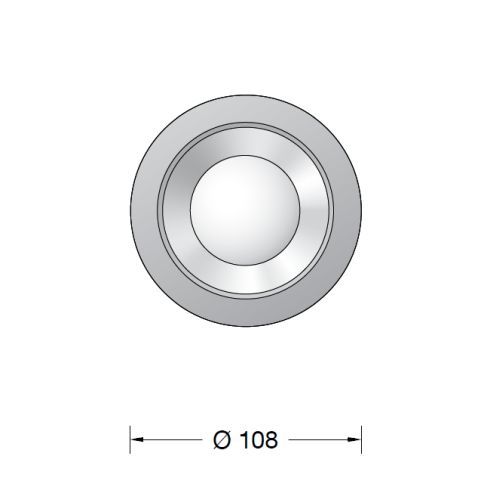 50813.4K3 - STUDIO LINE messing Deckeneinbauleuchte