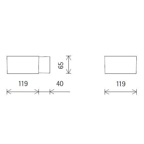 65068.000 PANTRAC Wandleuchte - Deckenfluter