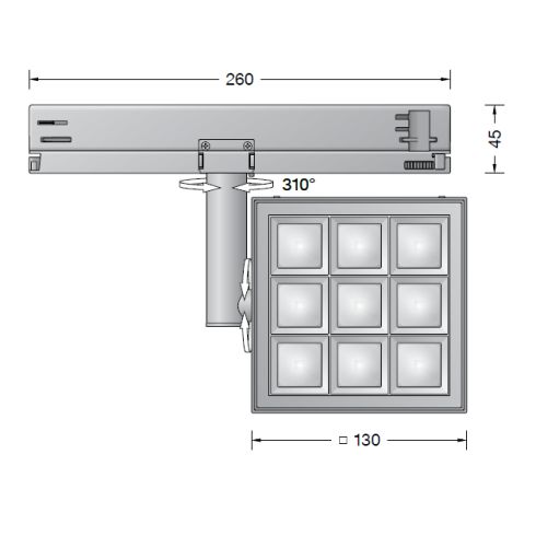 51084.5K3 Strahler für 3-Ph.-Eurostandard-Plus®-Systeme