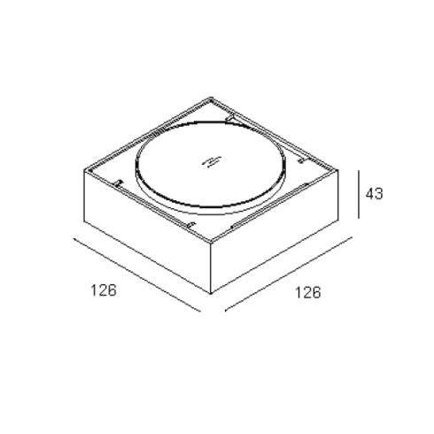 VISION LED LED-Wandleuchte, chrom