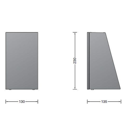 33816K3 Wandleuchte, grafit