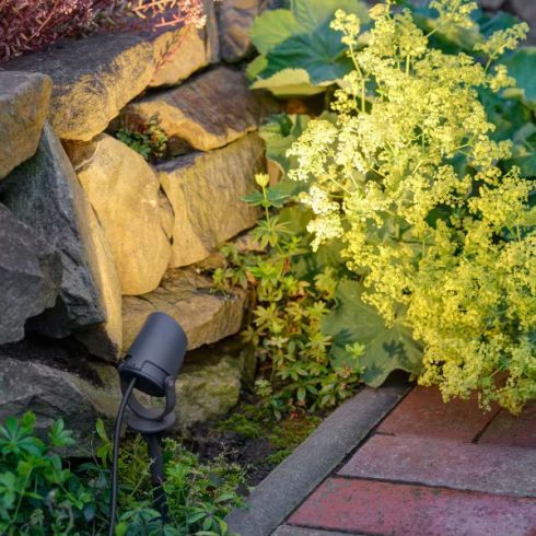 85000 - BEGA UniLink® Play 48V Ortsveränderlicher RGBW-Gartenscheinwerfer, grafit