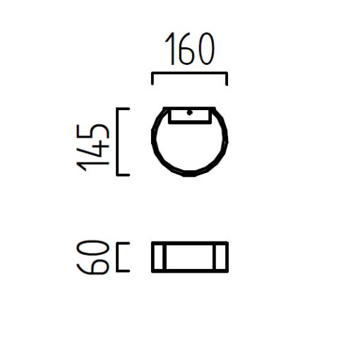 FOSCA LED-Wandleuchte