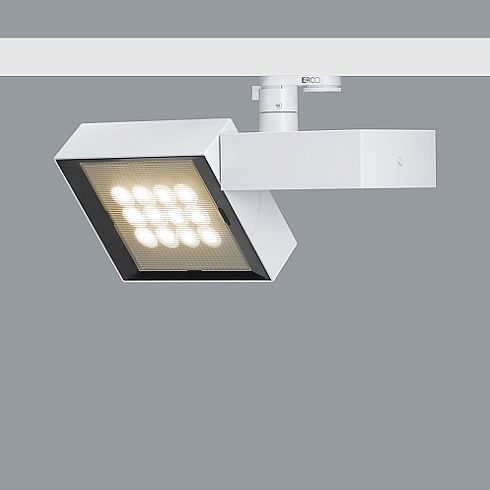 72672.000 OPTON weiß LED-Linsenwandfluter für ERCO-3-Ph.-System