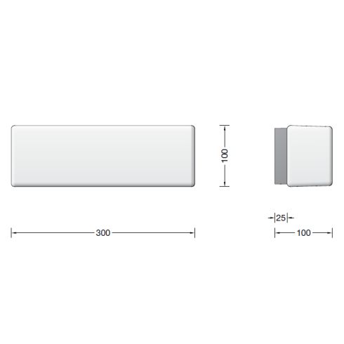 33766K3 RECHTECK Wand-/ Deckenleuchte - Lichtbaustein®
