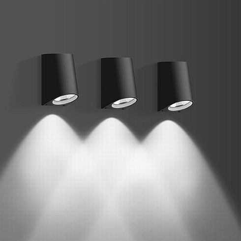 24502K3 LED-Wandleuchte, grafit
