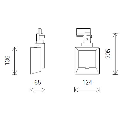 73941.000 LIGHT BOARD silber LED-Strahler für ERCO-3-Ph.-System