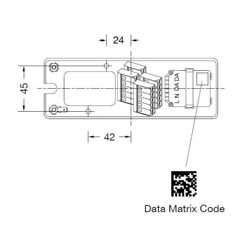 13268 - Aufbaubaldachin Smart samtschwarz für BEGA Systempendelleuchten