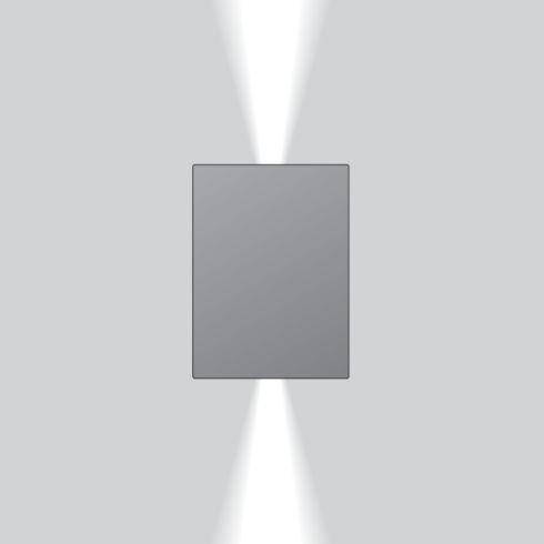 24127AK3 - 2 x 15° Wandleuchte, silber