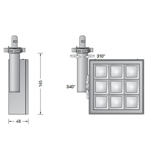 51084.5K4 Strahler für 3-Ph.-Eurostandard-Plus®-Systeme