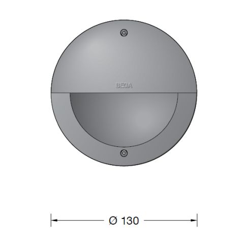 24151AK3 LED-Wandeinbauleuchte, silber